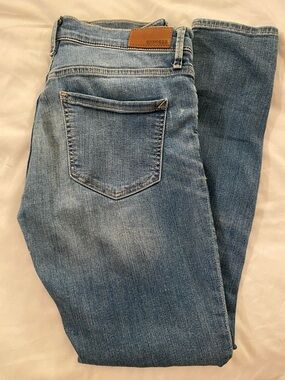 Express Mid Rise Stretch Legging Skinny Jeans Size 2S/2C Light Wash